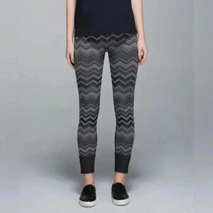 Lululemon Ebb To Street Pant yoga athletic lightweight Heathered Slate legging 8